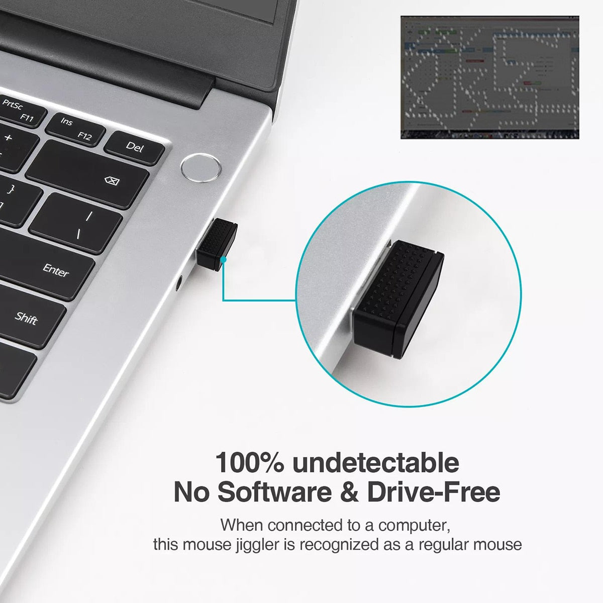 Completely undetectable no software and drive free